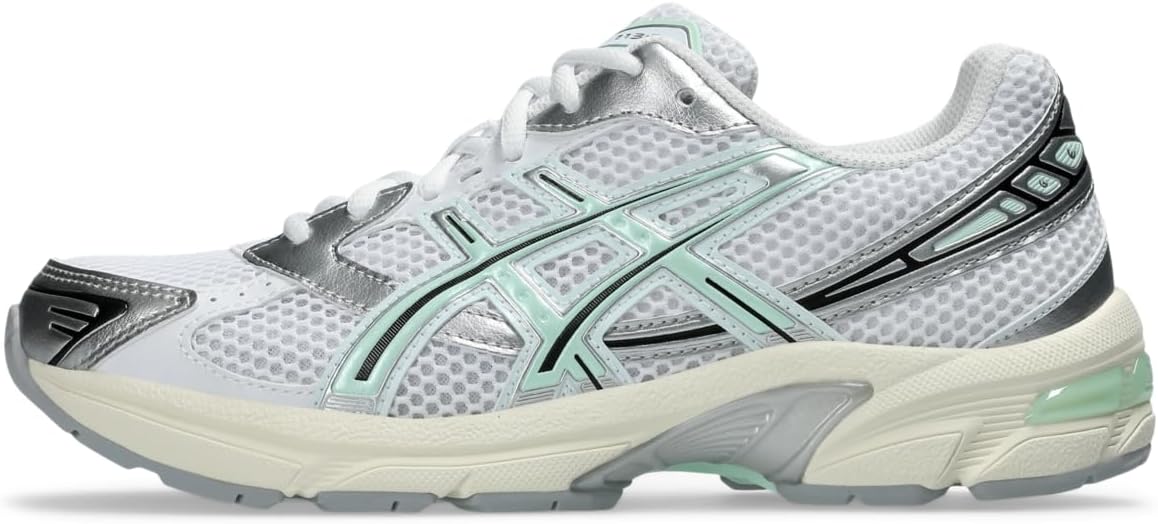 ASICS Women's GEL-1130 SPORTSTYLE Shoes, 8, WHITE/MINT TINT
