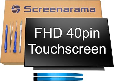 SCREENARAMA New Screen Replacement for B140HAK03.2 HW2A HW4A HW7A for Lenovo 40pin Touch FHD 1920x1080 LCD LED Display with Tools and Tape