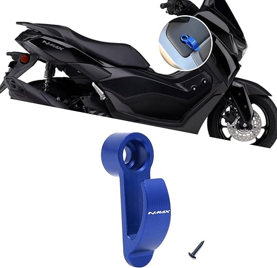 for NMAX155 NMAX 155 2025 Modified Handlebar Storage Accessory Hooks, Front Storage Hooks, Motorcycle Accessories (Blue)