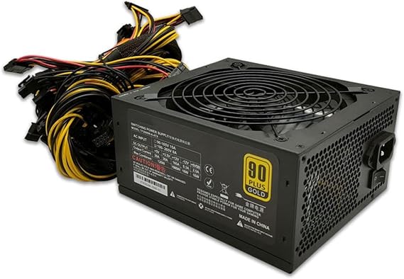 1600w Computer Power Supply Mining rig antminer pico PSU asic Bitcoin Miner for rx 470 rx 580 rx 570 rx480 ATX BTC