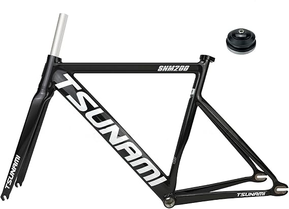 700C Fixed Gear Bike Frameset 52cm 55cm Aluminum Alloy Track Bike Frame Quick Release 100mm/120mm C Brake Single Speed Frames