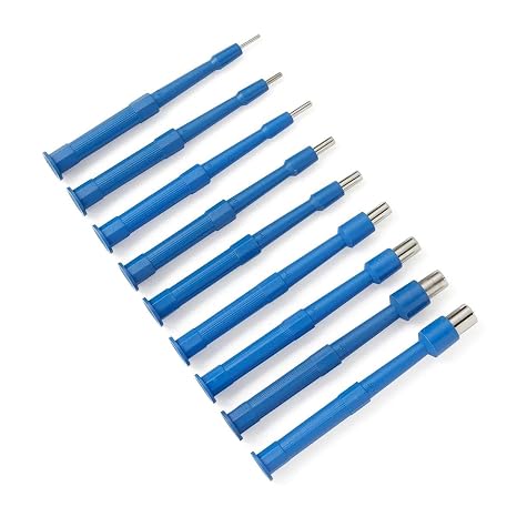 Disposable Biopsy Punch, Sterile Biopsy Dermal Punch for Piercing, Stainless Steel Skin Piercing Tool with Protective Handle (Box of 25)(1 MM)