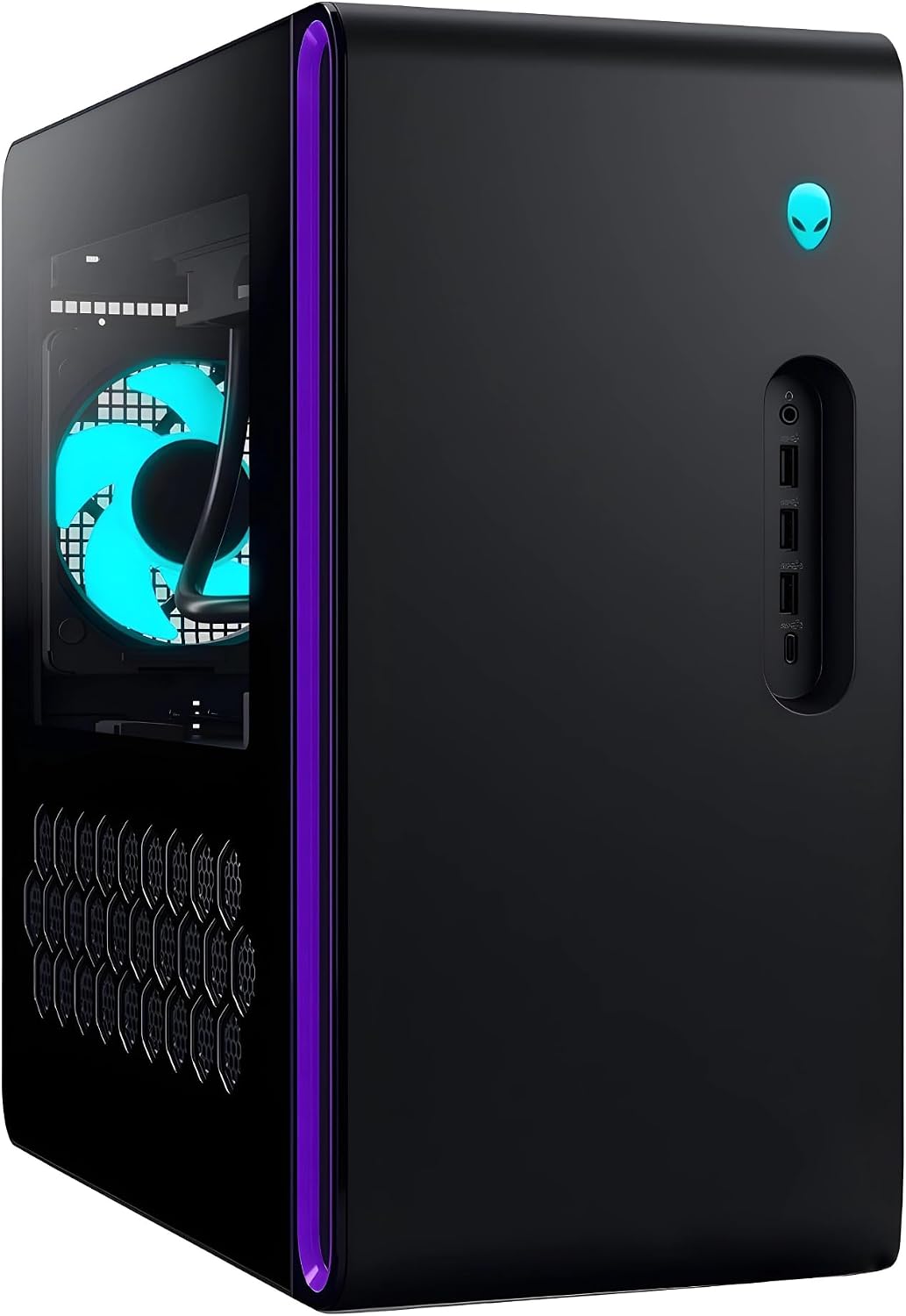 Alienware Aurora R16 Gaming Desktop PC - Intel Core i7-13700F 16-Core up to 5.20 GHz, 64GB RAM, 4TB NVMe SSD  8TB HDD, GeForce RTX 4060Ti 8GB GDDR6, Windows 11 Home, Liquid Cooling, Basalt Black