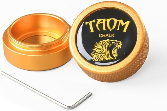 Banly Round Shaped Pool Chalk Holder, Portable Pool Chalk Cubes, Magnetic Mini Chalk Holder Pool Billiards, Pool Cue Chalk Case Container Box for Billiard Cue Tip Tool Pool Table Snooker Accessories