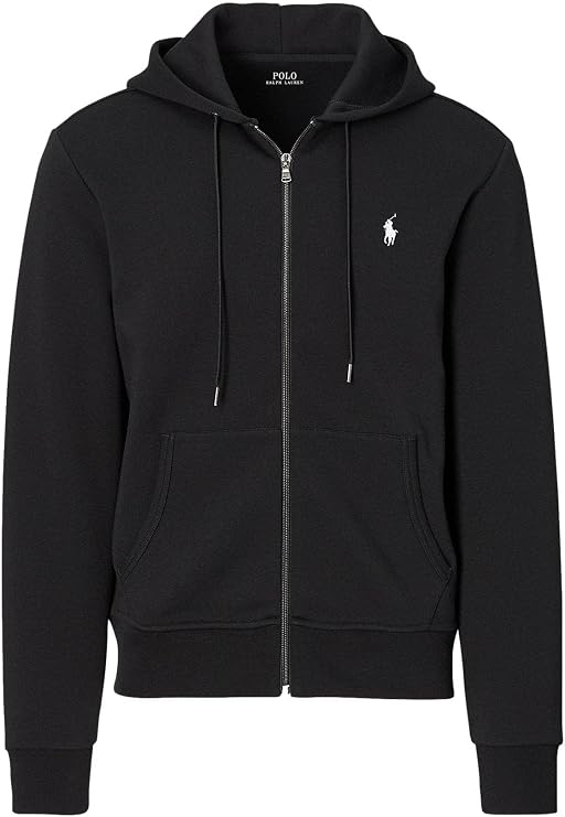POLO RALPH LAUREN Double Knit Tech Fleece Hoodie - XL - Black