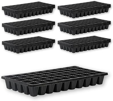 Bootstrap Farmer 50 Cell Seed Starting Trays Extra Strength, 5 Pack, Seedling Tray 1020 Inserts