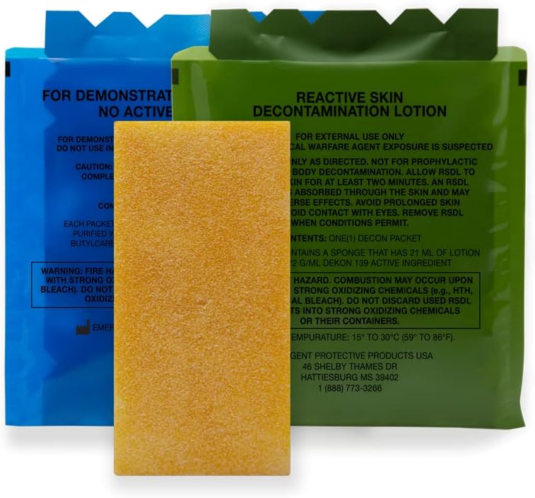 RSDL® Reactive Skin Decontamination Lotion Chemical Warfare Agent Skin Decon Kit