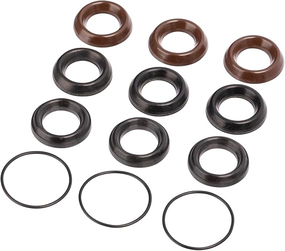 Kit 127 General Pump Compatible OEM Replacement Seal Packing Kit 18 mm for General Pump and Interpump (See Description for Models), Made in Italy, Exceeds OEM Standards