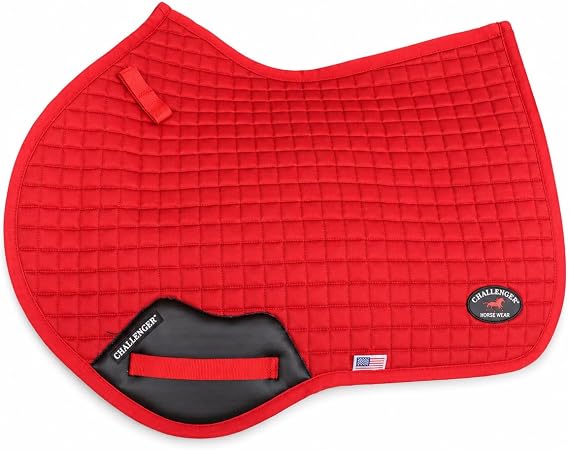 Horse Contoured English Quilted Lightweight All-Purpose Saddle Pad 72TS34