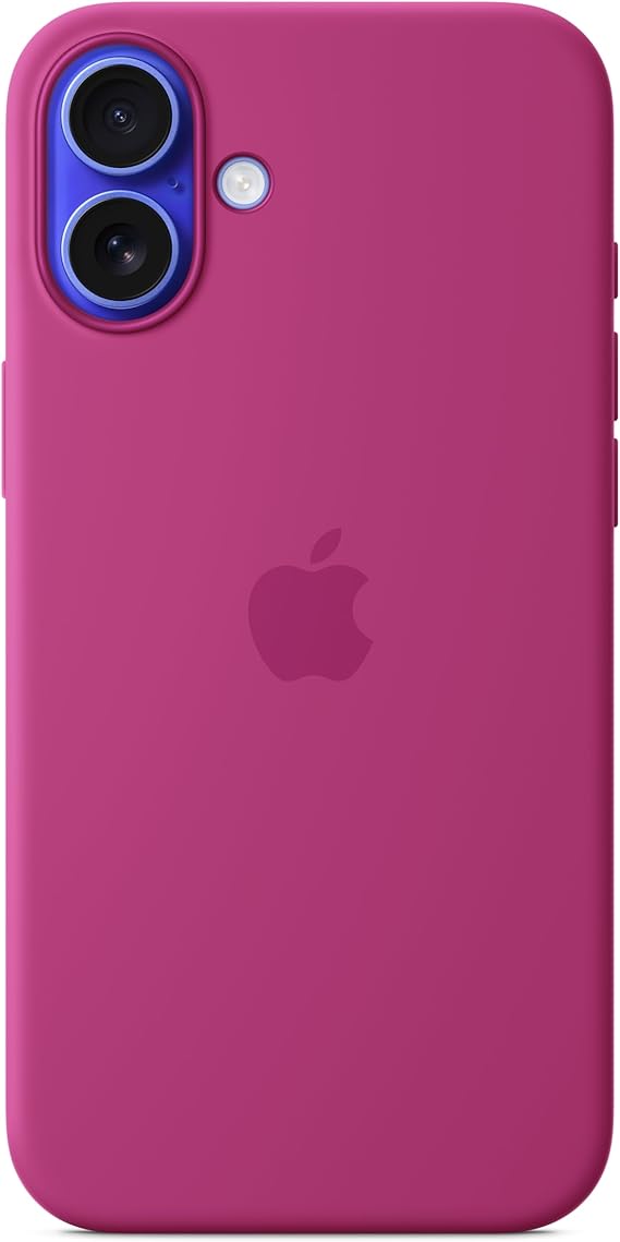 Apple iPhone 16 Plus Silicone Case with MagSafe - Fuchsia ​​​​​​​