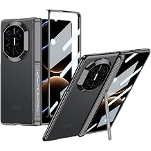 Precise Camera Cutout with Integrated Case & Screen Protector Foldable Stand for Huawei Mate X7 Black