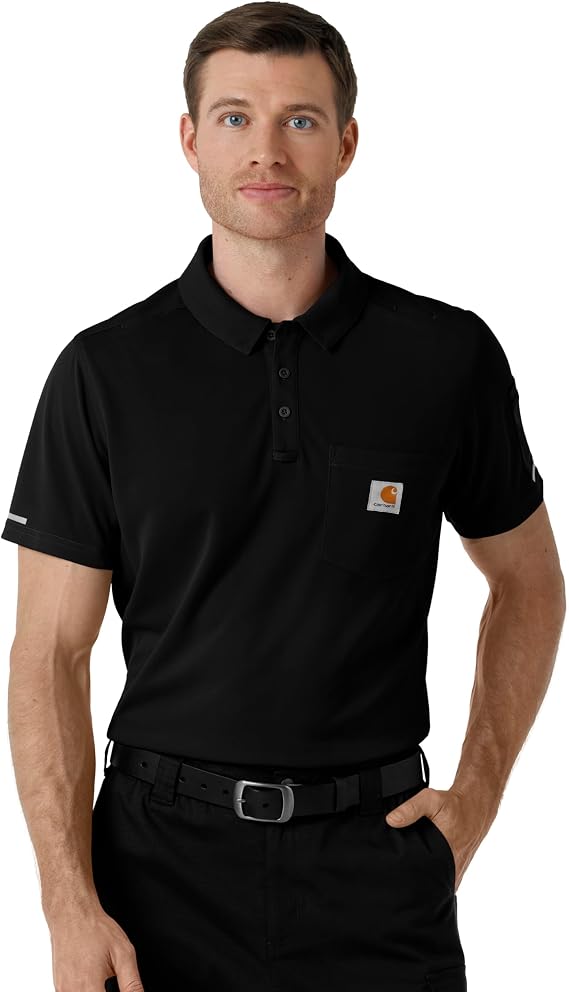 Carhartt Scrubs C16110 Men's Force Cross-Flex Modern Fit Chest Pocket