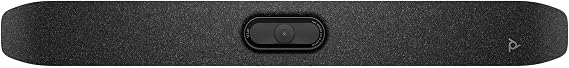 Poly Studio V12 USB Video Bar for Small Rooms - 4K 20MP Camera, AI-Enhanced Audio, Noise Cancellation, Poly Lens Management - Microsoft Teams, Zoom & Google Meet Compatible - Thoughtfully Made
