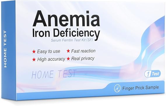 Iron Deficiency Anemia Home Test Kit Highly Accurate, Easy to Read and use.