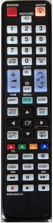 Generic remote control for Samsung TV PS51D8000 PS64D8000 UE40D7000 UE40D8000 UE46D7000 UE46D8000 UE55D7000 UE55D8000