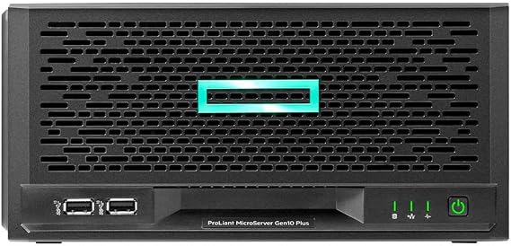 Hewlett Packard Enterprise HPE ProLiant MicroServer Gen10 Plus v2 Ultra Micro Tower Server for Small Business, Xeon E-2314 2.8GHz, 32GB Memory, 4TB SSD Storage, RAID, iLo, Server 2022 Essentials