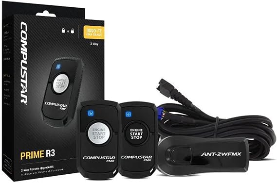 Compustar RF 2WR3 FM Prime R3 2-Way Single Button RF Kit