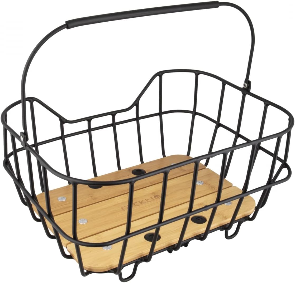 Racktime BaskIt Breeze 2.0 BlackWood SteelBamboo 18.7x13.8x9.5