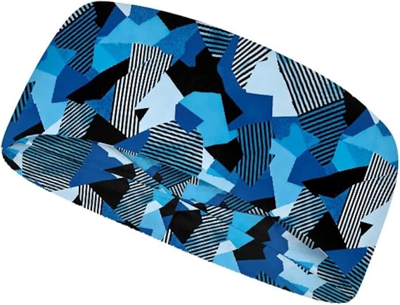Men Headscarf Bandana Skulls, Tribal Ethnic Floral Galaxy Headband Elastic Sports Sweatband for Running, Tennis and Yoga