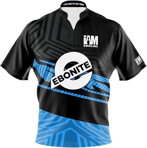 Logo Infusion Dye-Sublimated Bowling Jersey (Sash Collar) - I AM Bowling Fun Design 2012-EB - Ebonite