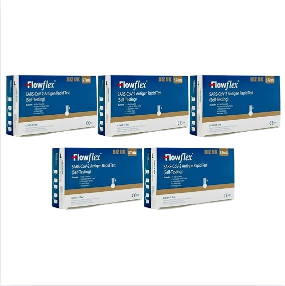 Lateral Test Kit 25 Tests Covid-19 for Self Care Test Kit for SARS-CoV-2 Antigen Home Test Kit Self Testing Rapid Test in 15 Minute 25 Test Pack
