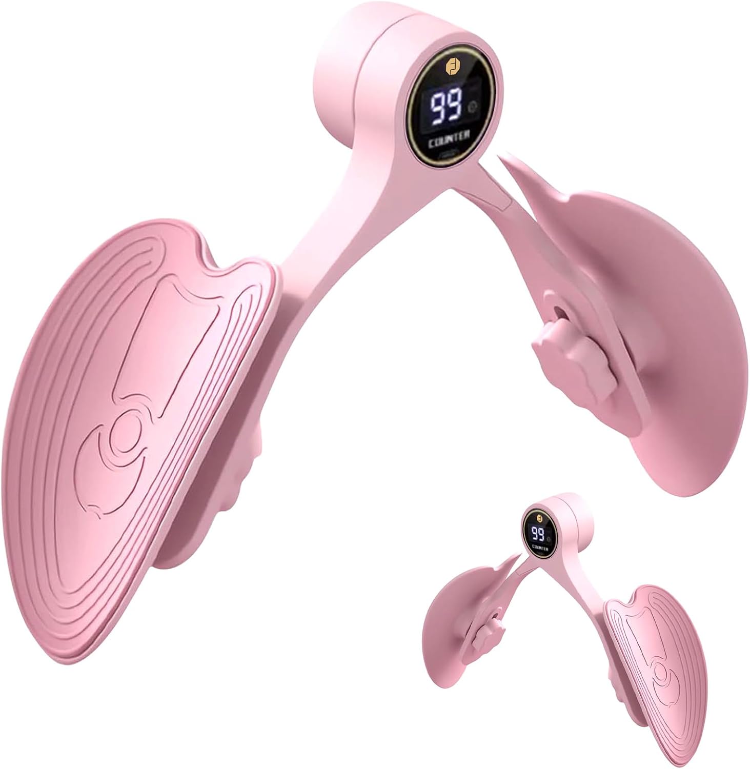 Pelvic Floor Strengthener for Women with 360-Degree Rotation, Muscle Repair Thigh Master Thigh Exerciser, Screen Display Count for Thigh Toner Workout, Inner Thigh Toner Pelvic Floor Strengthening Dev