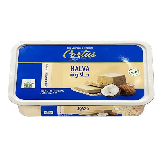 Cortas - Premium Halva 1 Lb / 454g (with Coconut)