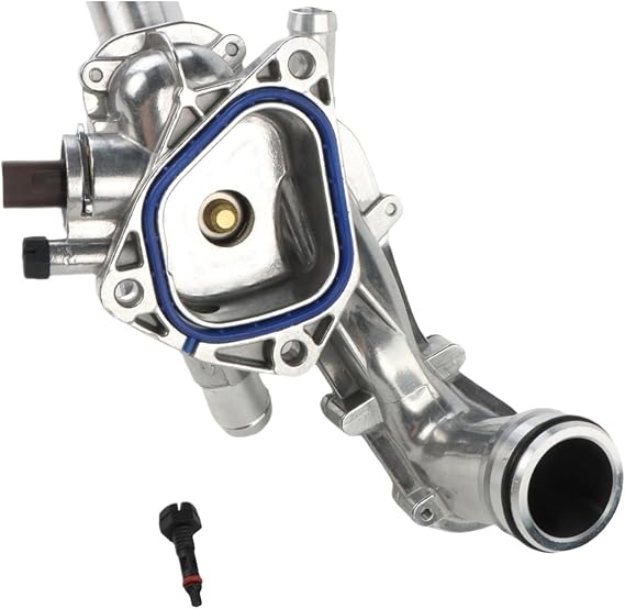 Aluminum Cooling Thermostat Housing Assembly For 2007-2013 Compatible For Mini Cooper 1.6L 11537534521 Car Accessories Parts Replacement