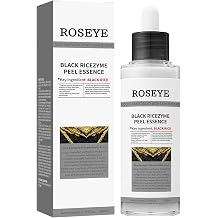 Black Rice Face Exfoliator, Peel Shot Pore Scrub for Blackhead Removal, Smooth Skin & Brightening Makeup Prep, Korean Skincare, 100ml