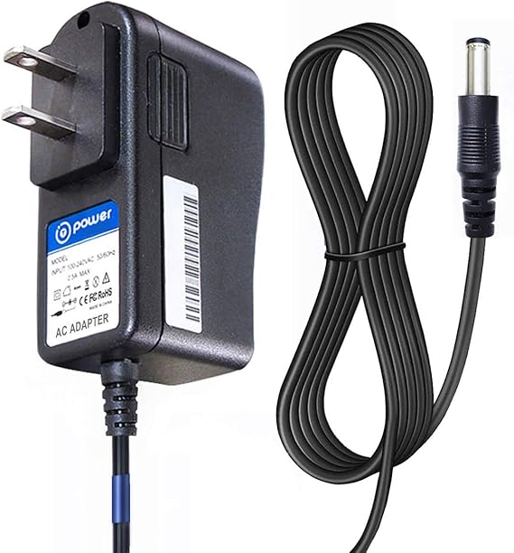 T POWER 6V Barrel Adapter Charger for BROMECH BCS-30-JC81W BWP01 BCS01 BCS07AA Stainless Steel Commercial Food Scale Replacement Model: HW0600500U Switching Supply Charger Cable Cord