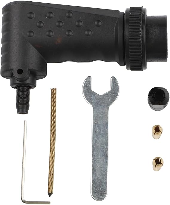 Right Angle Drill Attachment 90 Degree Rotary Tool Adapter for Dremel 4000 3000 8200 275 Electric Grinder Accessories, Metal and Plastic Converter Kit for Hard to