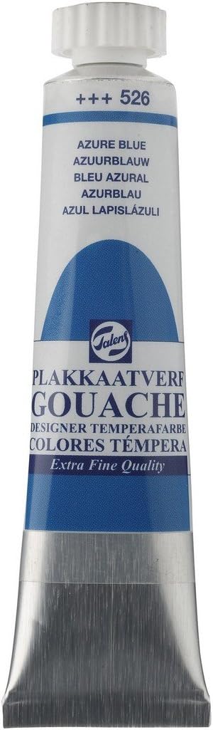 Royal Talens The Amazing Gouache (Opaque Watercolor) 20ml Azure Blue (TU) x Quantity of 1