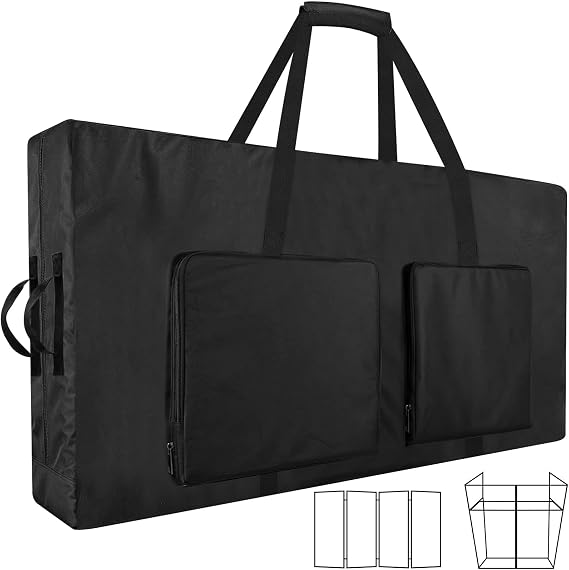Heavy Duty Water-Resistant DJ Facade Booth Carrying Bag 48"Lx5.5"Wx23.6"H