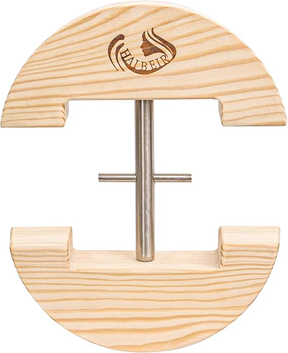 Wooden Hat Stretcher-Updated Adjustable Buckle Heavy Duty-Easy to Use-Large Size 7.28" to 9.84"