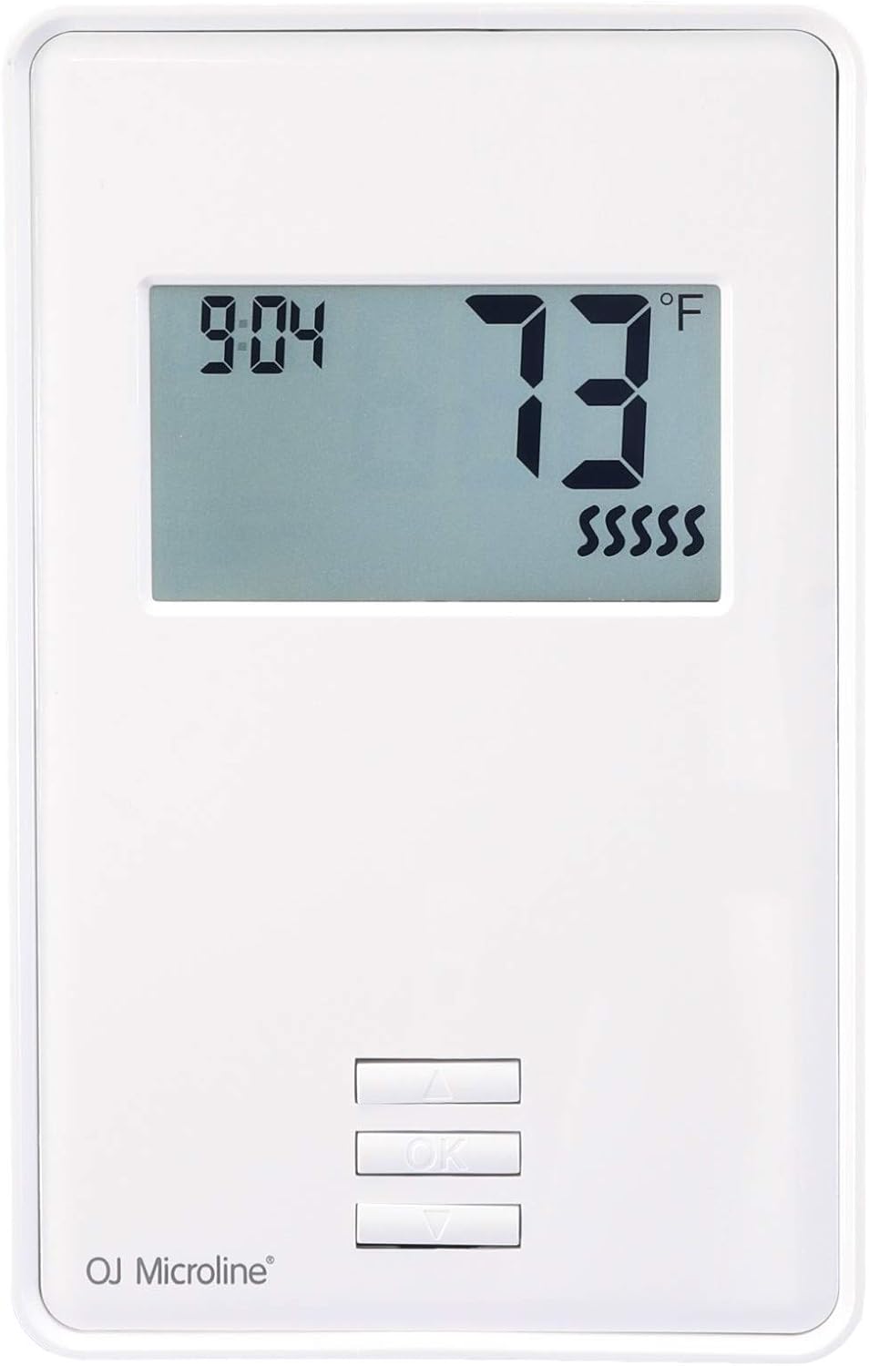 OJ Microline Thermostat with Built-in GFCI #UTN4-4999. Non Programmable Thermostat for Radiant Floor Heating System, Dual Sensing and Dual Voltage 120v & 240v Capabilities. Includes Floor Sensor