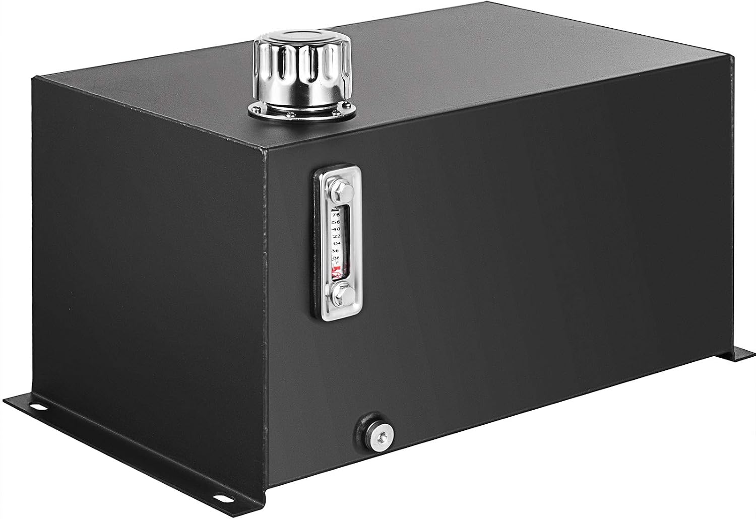 VEVOR Hydraulic Fluid Reservoir Tank 10 Gallon Hydraulic Oil Reservoir Hydraulic Steel Tank Reservoir, Hydraulic Oil Tank Reservoir, Hydraulic Reservoir with a Temp Gauge
