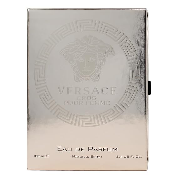 Versace Eros Eau De Parfum Spray 3.4 oz Women