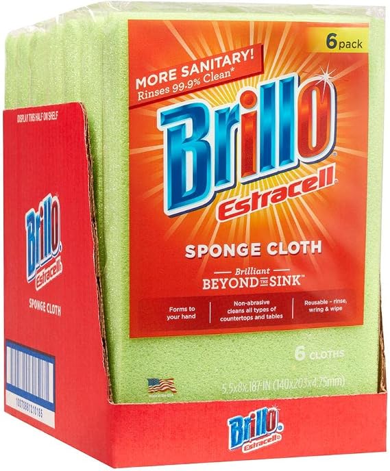 Brillo Armaly 21018 Brillo Estracell Sponge Cloth - Pack of 66