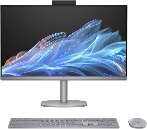 HP OmniStudio X AI PC 27 All-in-One Desktop 2024 New, Intel Ultra 7 155H 16-Core, 27" FHD IPS Touchscreen Display, Intel Arc Graphics, Wi-Fi, 16GB DDR5 1TB M.2 SSD, Win11 Home