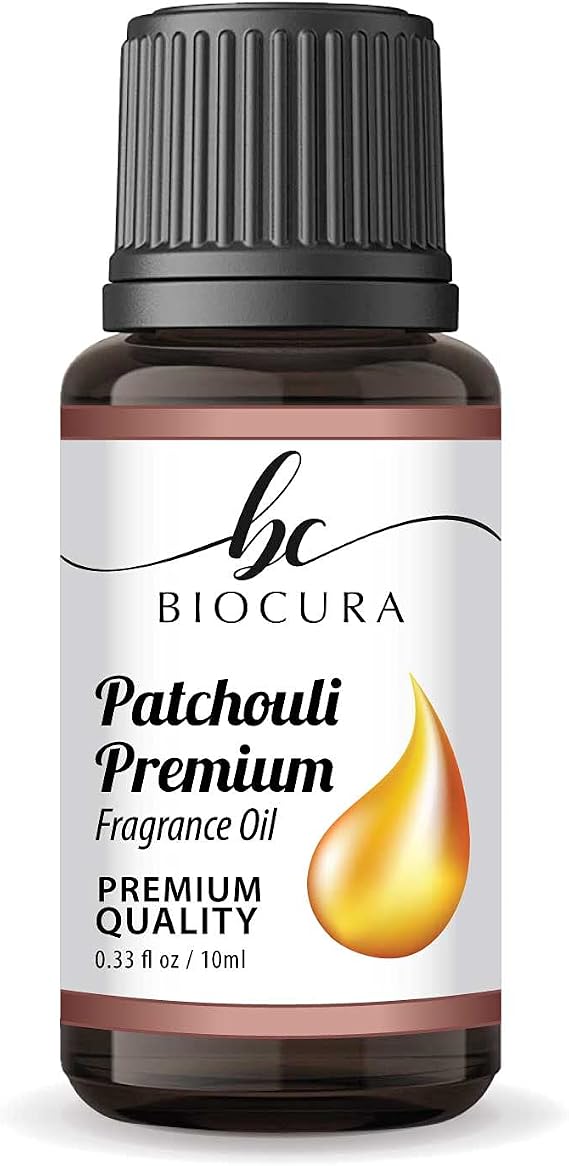 Patchouli Premium Fragrance Oil for DIY Project, Perfume Diffuser, Handmade Soaps, Candles & Slime Making, Aromatherapy Massage, Cosmetic Scented Body Lotions 0.3fl oz 10ml-X1