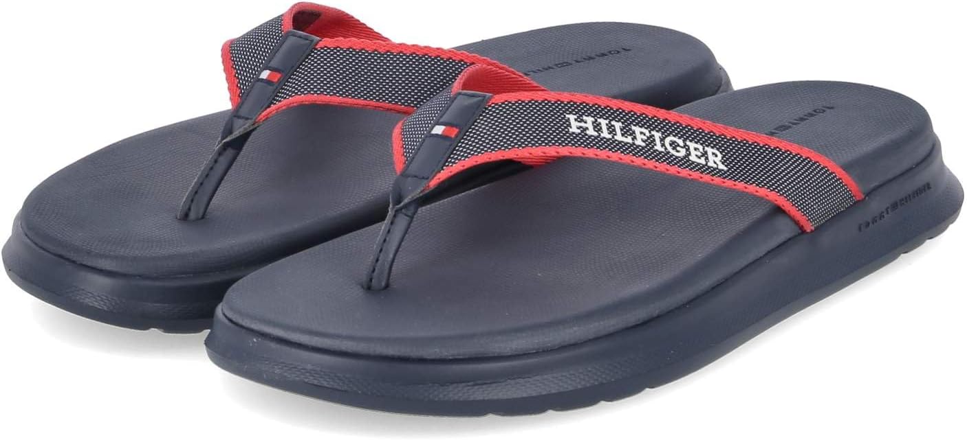 Tommy Hilfiger Herren Bade - Pantolette in blau