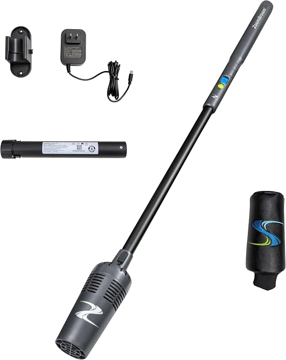 Breeze Lightweight Air Stick Blower Sleek, Lightweight Air Broom for Precision Cleaning at RVs, Home, Patios, Condos and All Outdoor and Indoor Activities (Headcover Included)