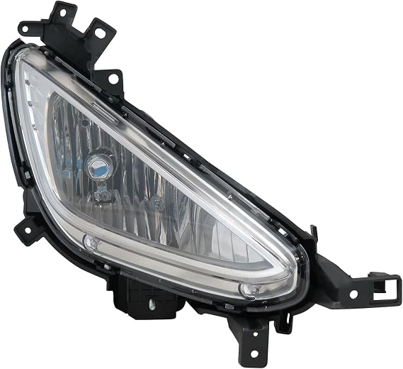 HEADLIGHTSDEPOT Right Passenger Side Fog Light Compatible With Hyundai Elantra Coupe 2013-2014 CAPA Certified