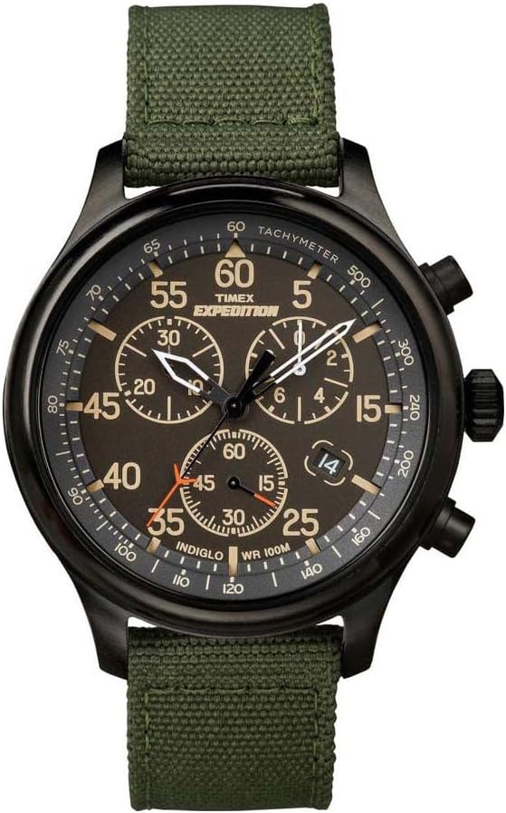 Timex Men's Expedition Field 43mm Chronograph Watch