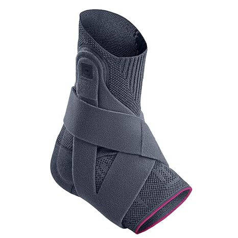 medi Levamed Active Ankle Support Left, V, Silver