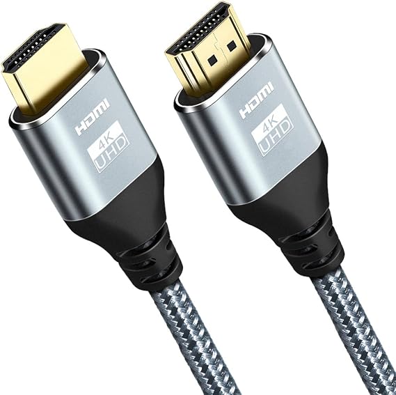 HDMI Cable 4K 1 Foot, 4K 60HZ High Speed 18 Gbps HDMI 2.0 Cable,HDR, HDCP 2.2/1.4, 3D, 2160P,1080P 28AWG HDMI Cord for UHD Samsung TV,Monitor, PS4/3, Xbox One