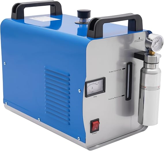 110V 95L Polishing Machine Portable Oxygen Hydrogen Water Acrylic Flame Polishing Machine Torch Oxygen Hydrogen Flame Generator Acrylic 300W with 1 Gas Torch