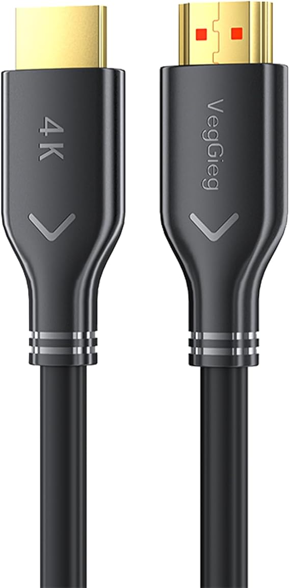Veggieg V-H108 18Gbps HDR 4K 60Hz 3D HDMI 2.0 Cable 3 Meters