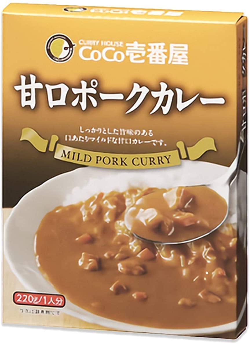 CoCo Ichibanya Curry House, mild pork curry pack of four