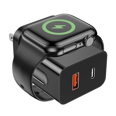 20W 3-in-1 Apple Watch Charger Fast Charger with Magnetic Wireless Charging